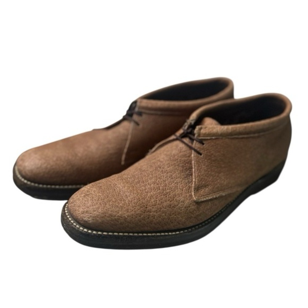 Allen Edmonds Ostendo‎ Combo Chukka Ankle Shoes Men's 10 2A Tan Brown Leather